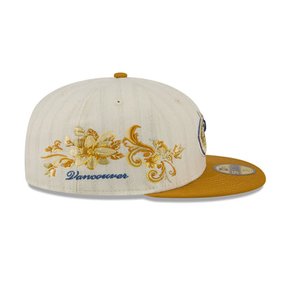Vancouver Canucks Chrome Herringbone 59FIFTY Fitted Hat