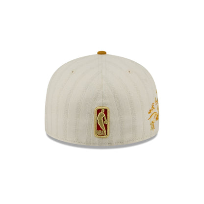 Houston Rockets Chrome Herringbone 59FIFTY Fitted Hat