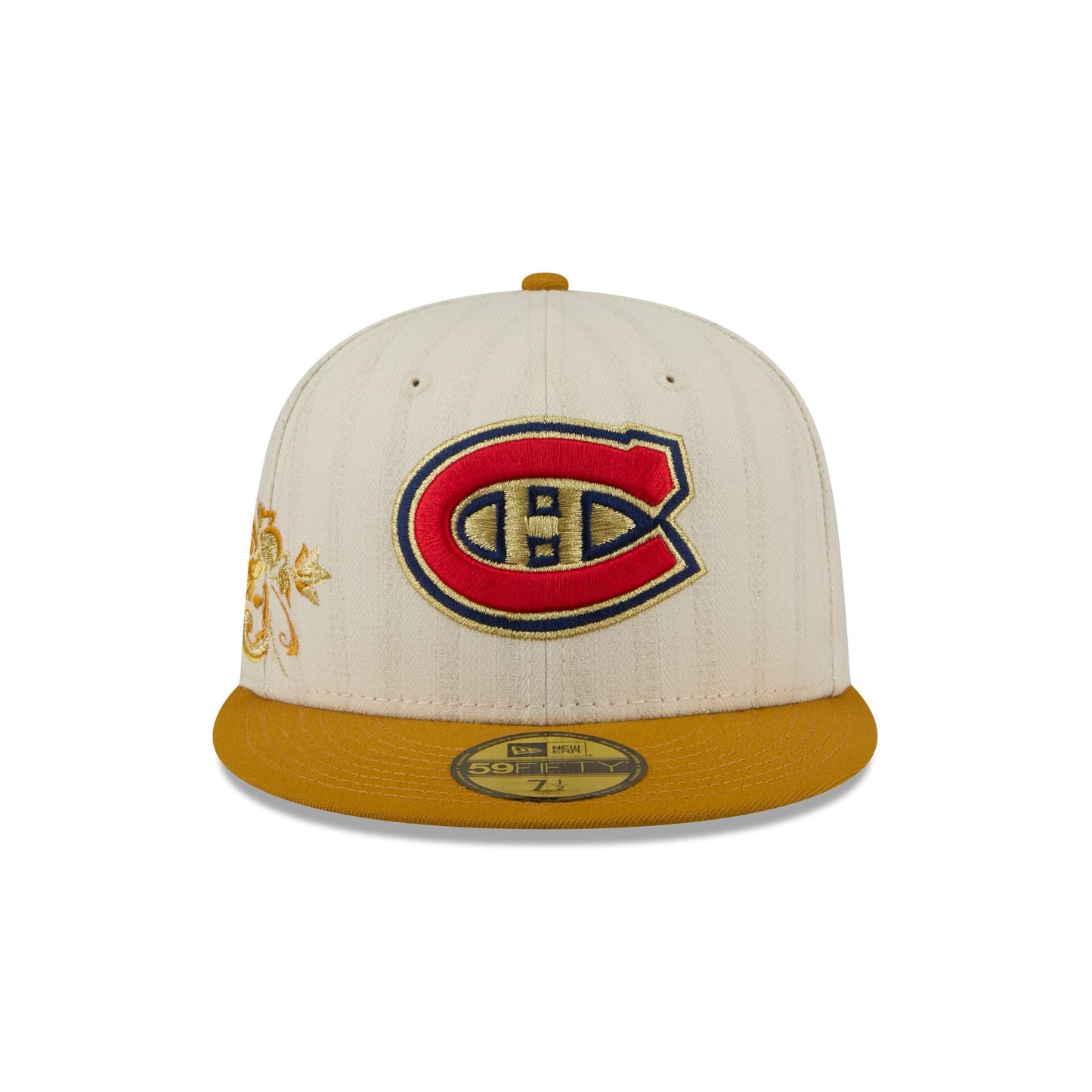 Montreal Canadiens Chrome Herringbone 59FIFTY Fitted Hat