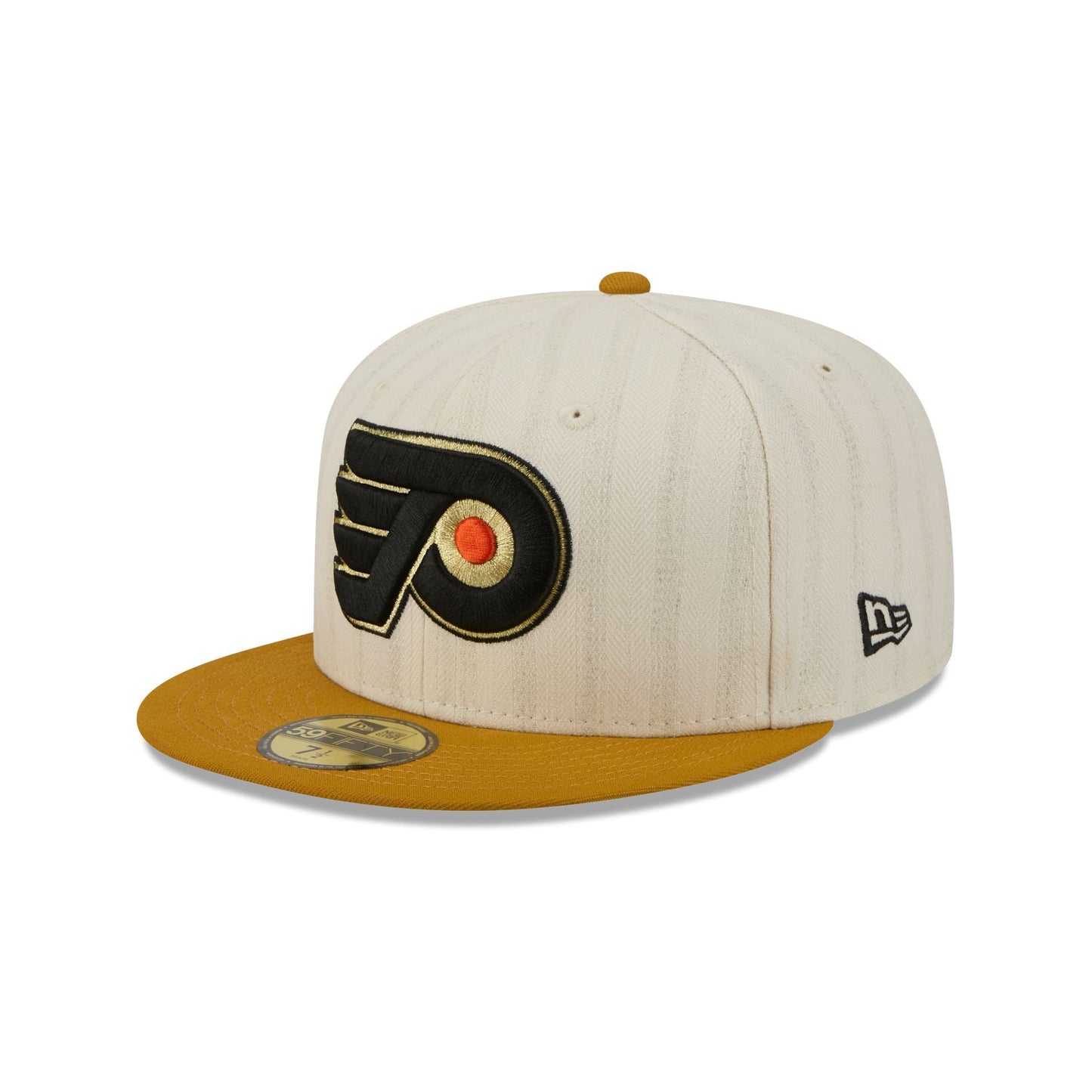 Philadelphia Flyers Chrome Herringbone 59FIFTY Fitted Hat