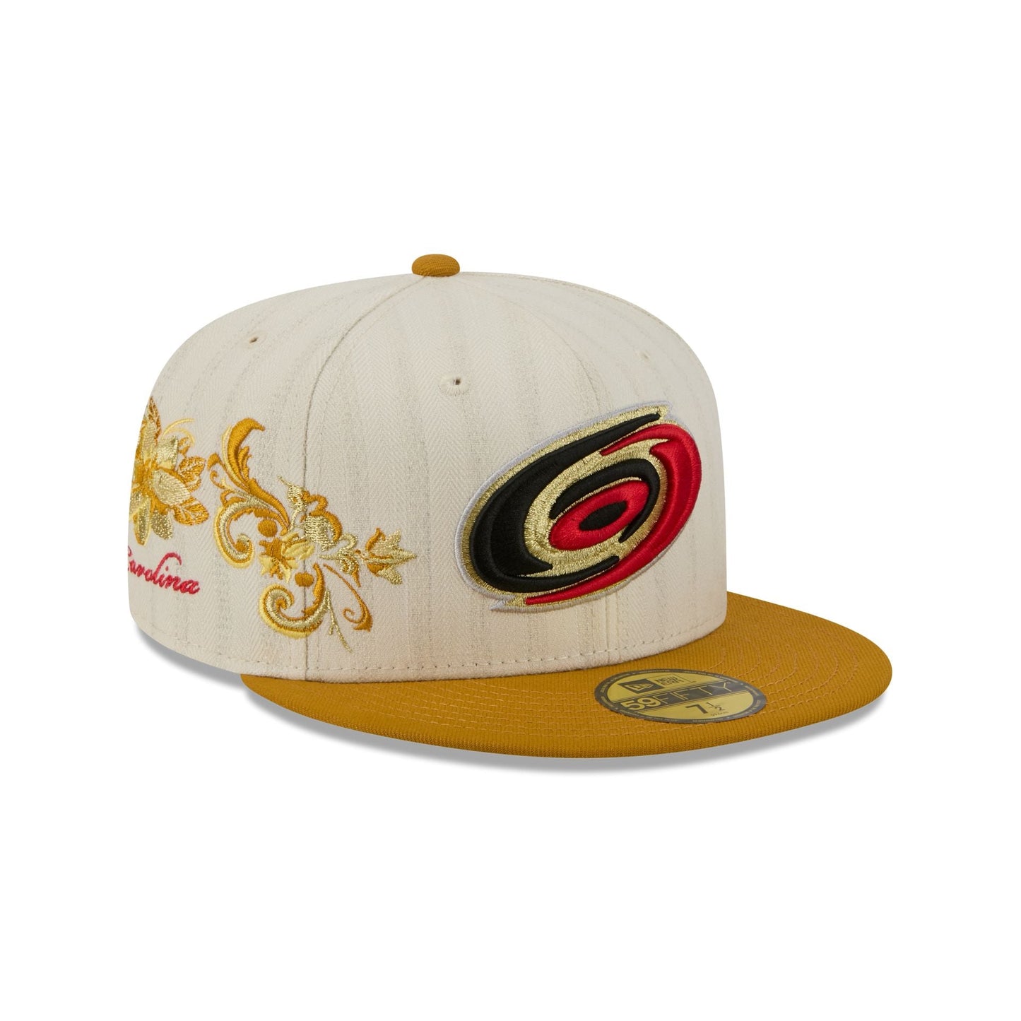 Carolina Hurricanes Chrome Herringbone 59FIFTY Fitted Hat