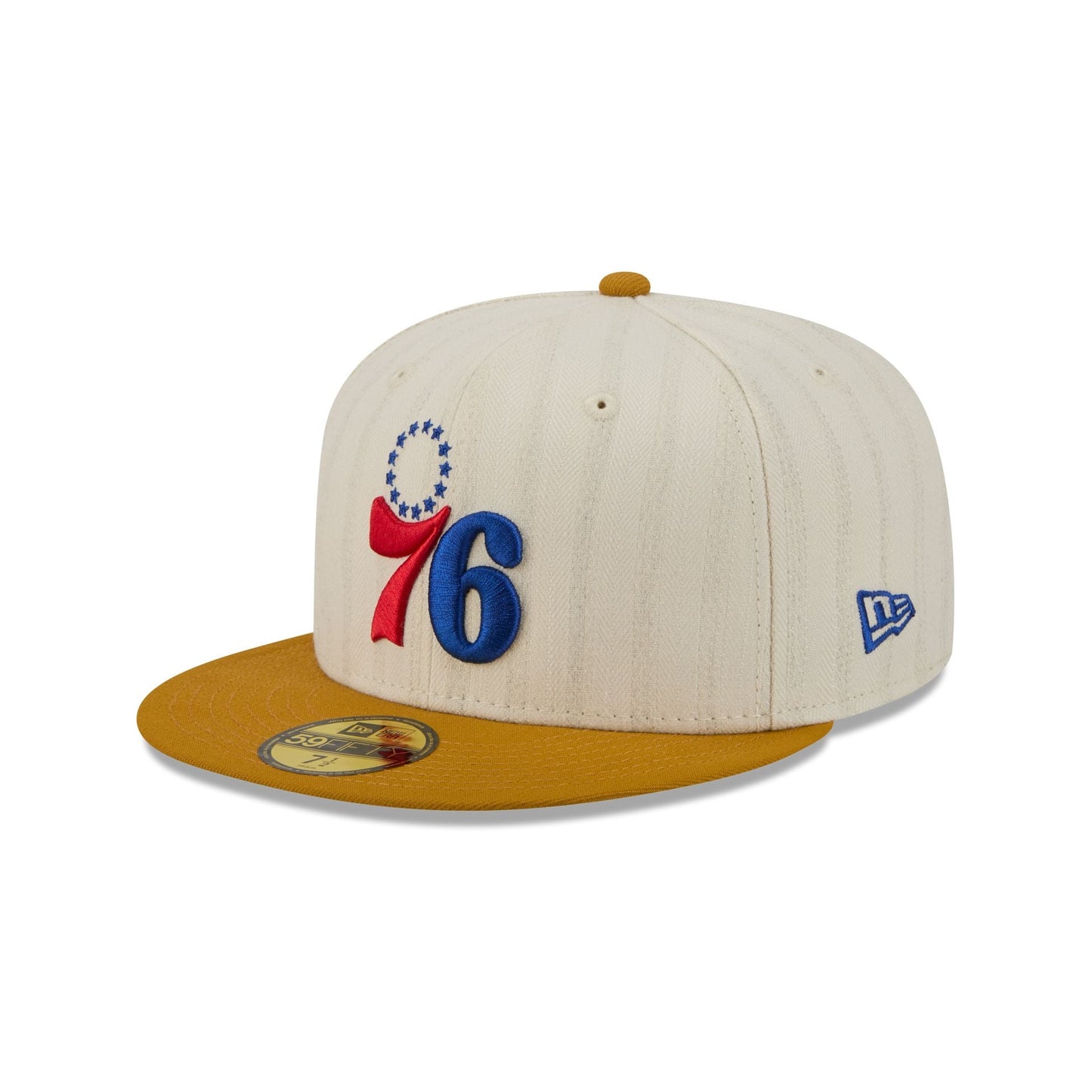 Philadelphia 76ers Chrome Herringbone 59FIFTY Fitted Hat