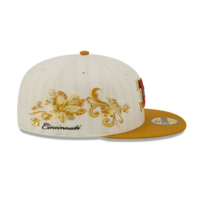 Cincinnati Bengals Chrome Herringbone 59FIFTY Fitted Hat