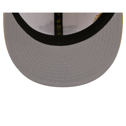 Miami Heat Chrome Herringbone 59FIFTY Fitted Hat