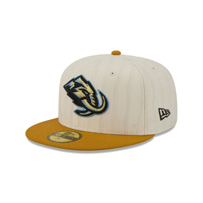 Utah Mammoth Chrome Herringbone 59FIFTY Fitted Hat