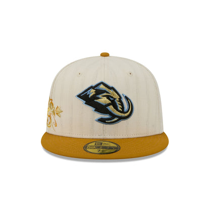 Utah Mammoth Chrome Herringbone 59FIFTY Fitted Hat