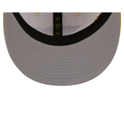 Utah Mammoth Chrome Herringbone 59FIFTY Fitted Hat