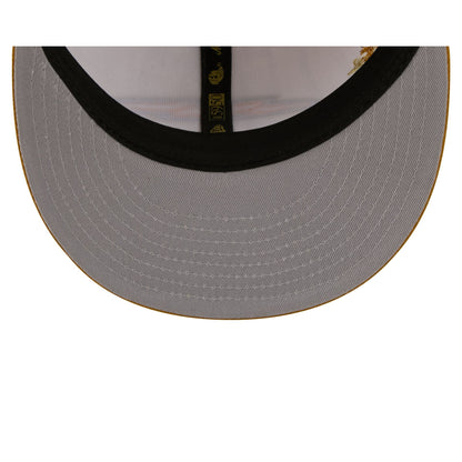 Los Angeles Chargers Chrome Herringbone 59FIFTY Fitted Hat
