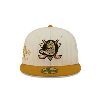 Anaheim Ducks Chrome Herringbone 59FIFTY Fitted Hat