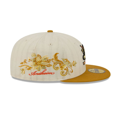Anaheim Ducks Chrome Herringbone 59FIFTY Fitted Hat