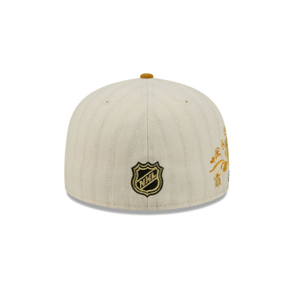 Chicago Blackhawks Chrome Herringbone 59FIFTY Fitted Hat