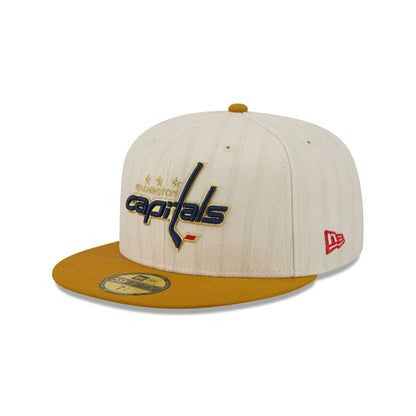 Washington Capitals Chrome Herringbone 59FIFTY Fitted Hat