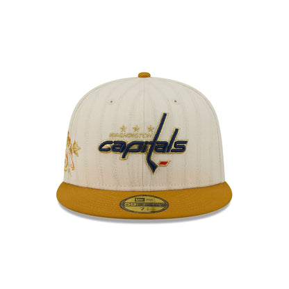 Washington Capitals Chrome Herringbone 59FIFTY Fitted Hat