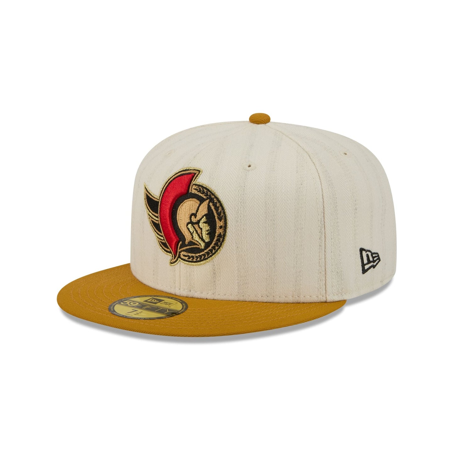 Ottawa Senators Chrome Herringbone 59FIFTY Fitted Hat