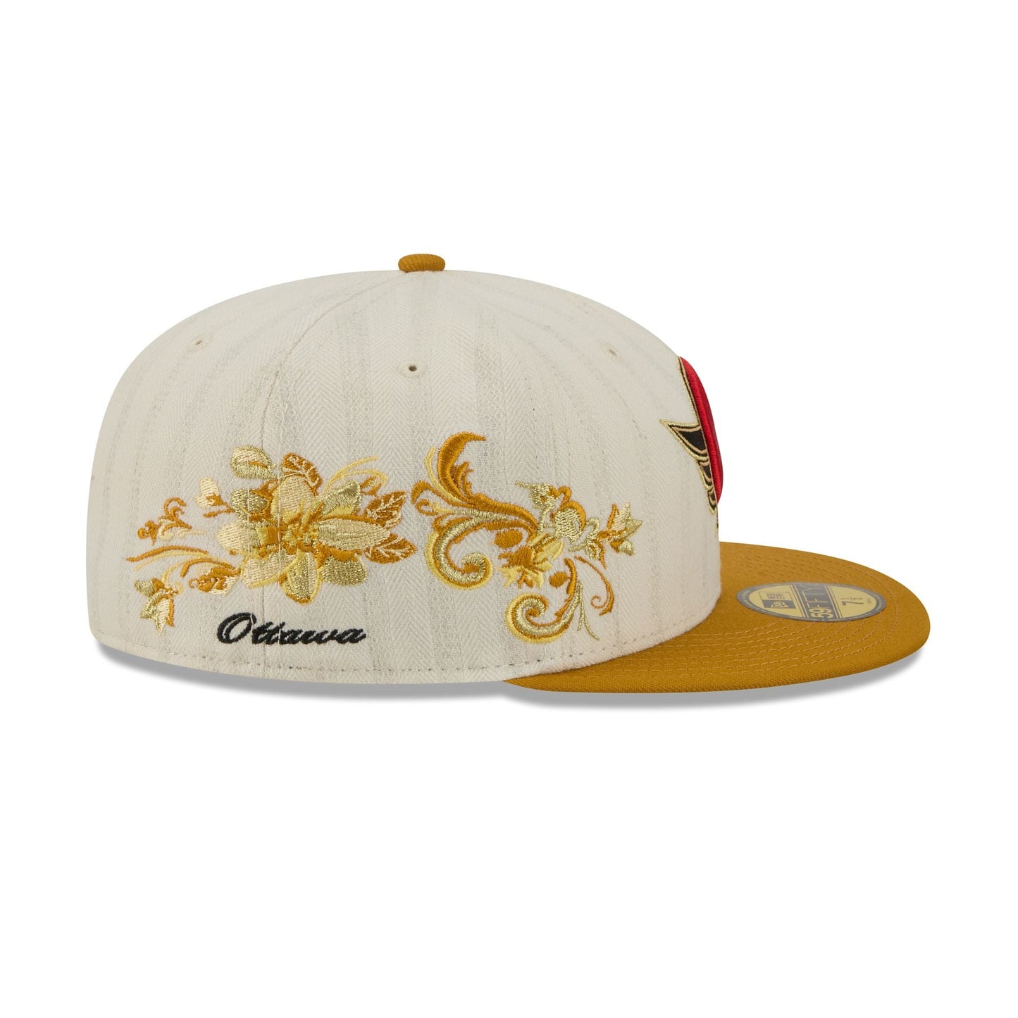 Ottawa Senators Chrome Herringbone 59FIFTY Fitted Hat