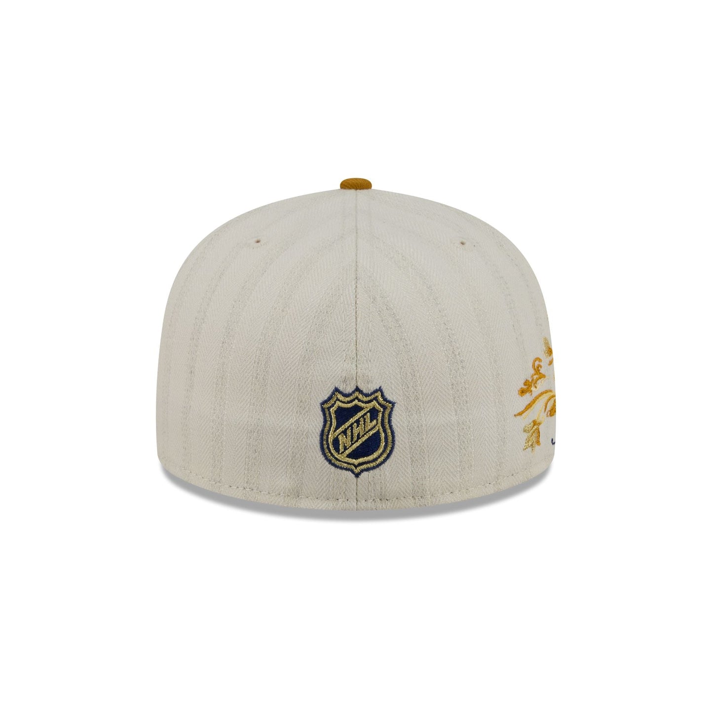 Nashville Predators Chrome Herringbone 59FIFTY Fitted Hat