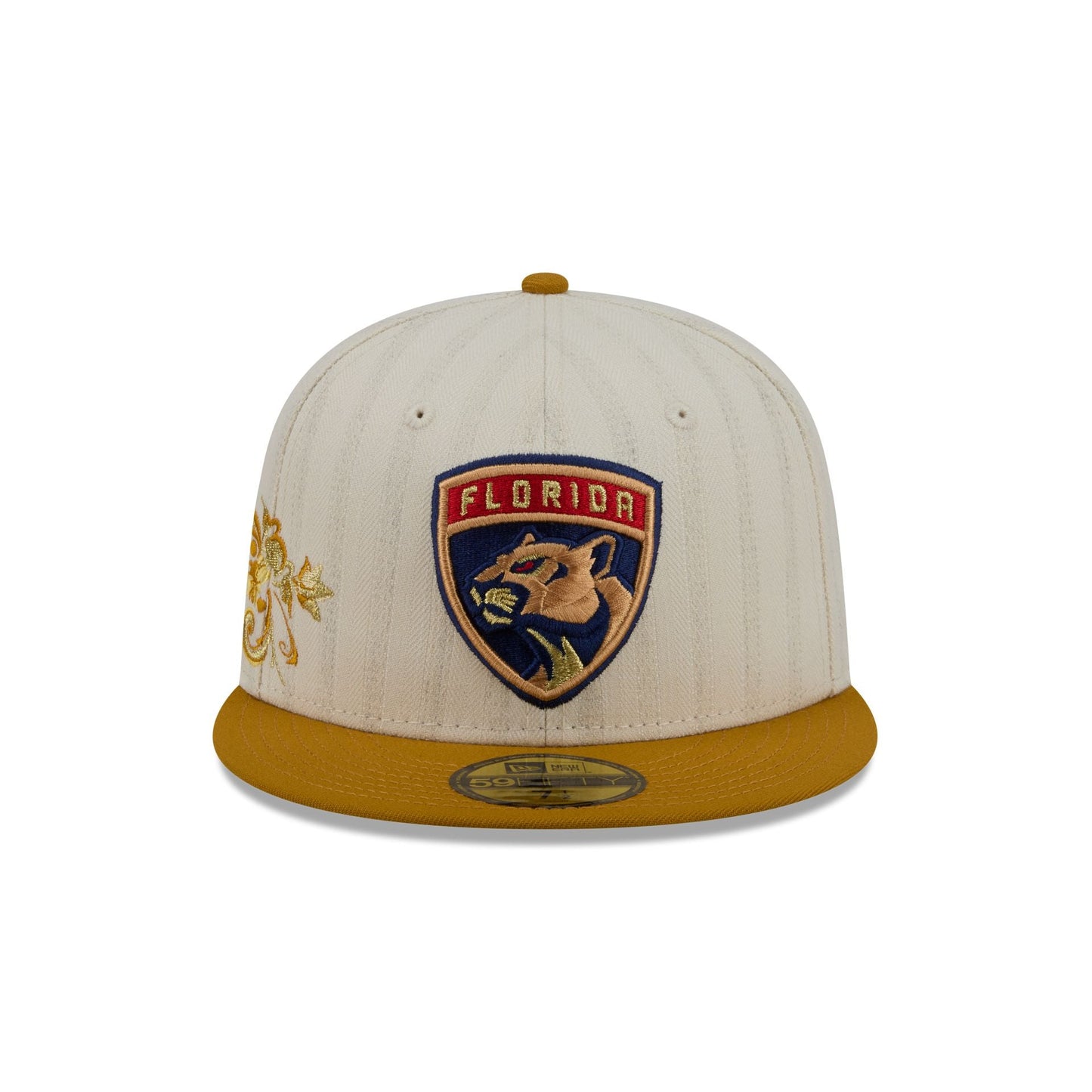 Florida Panthers Chrome Herringbone 59FIFTY Fitted Hat