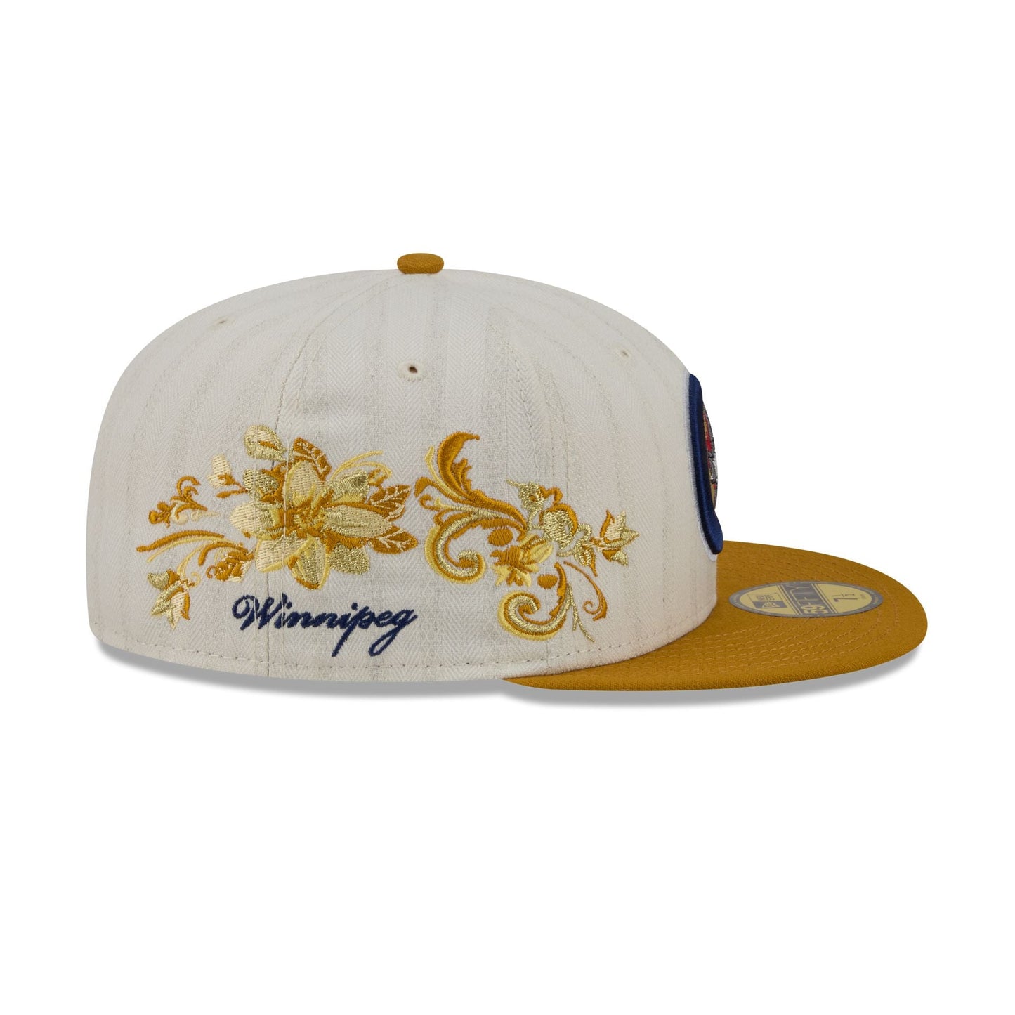 Winnipeg Jets Chrome Herringbone 59FIFTY Fitted Hat