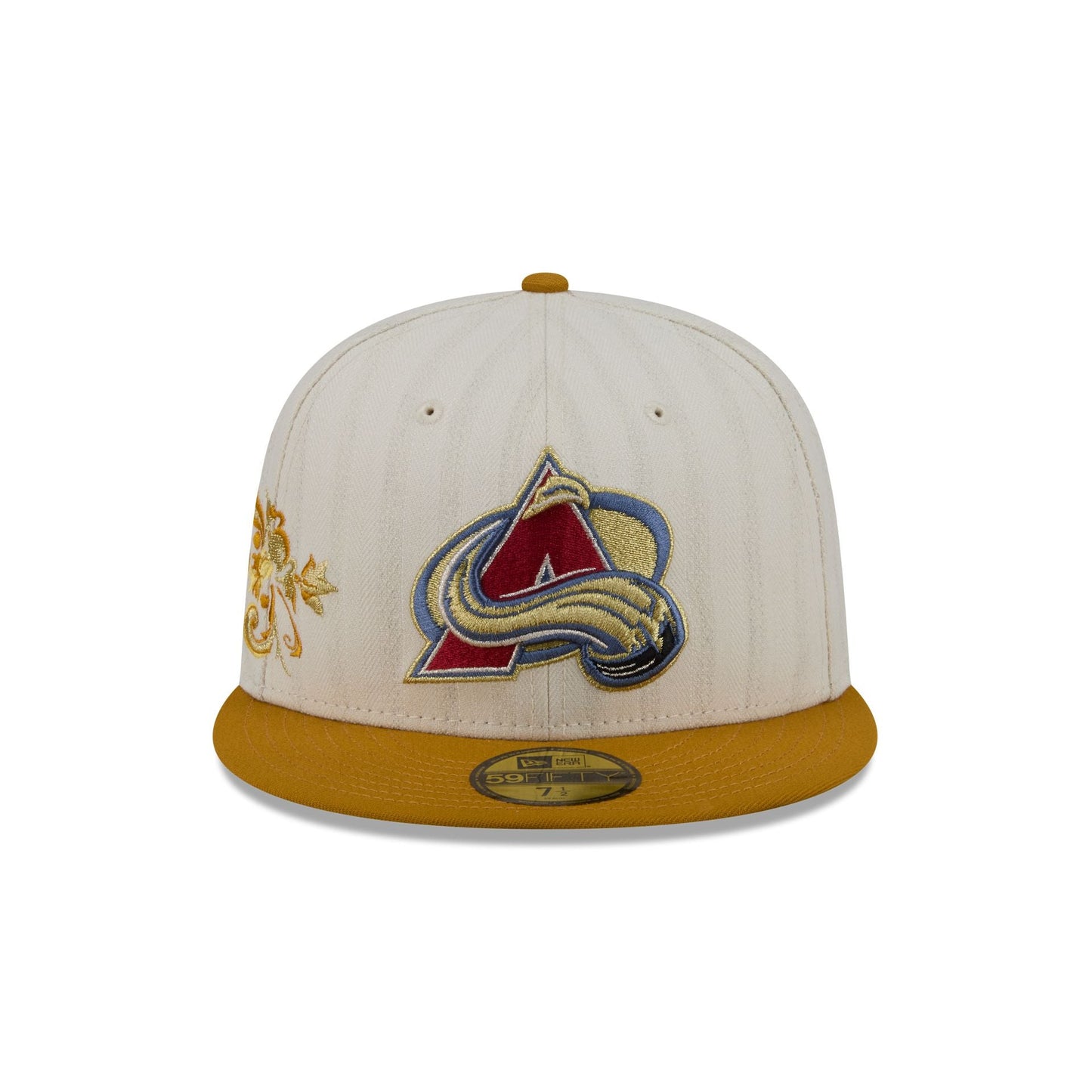 Colorado Avalanche Chrome Herringbone 59FIFTY Fitted Hat