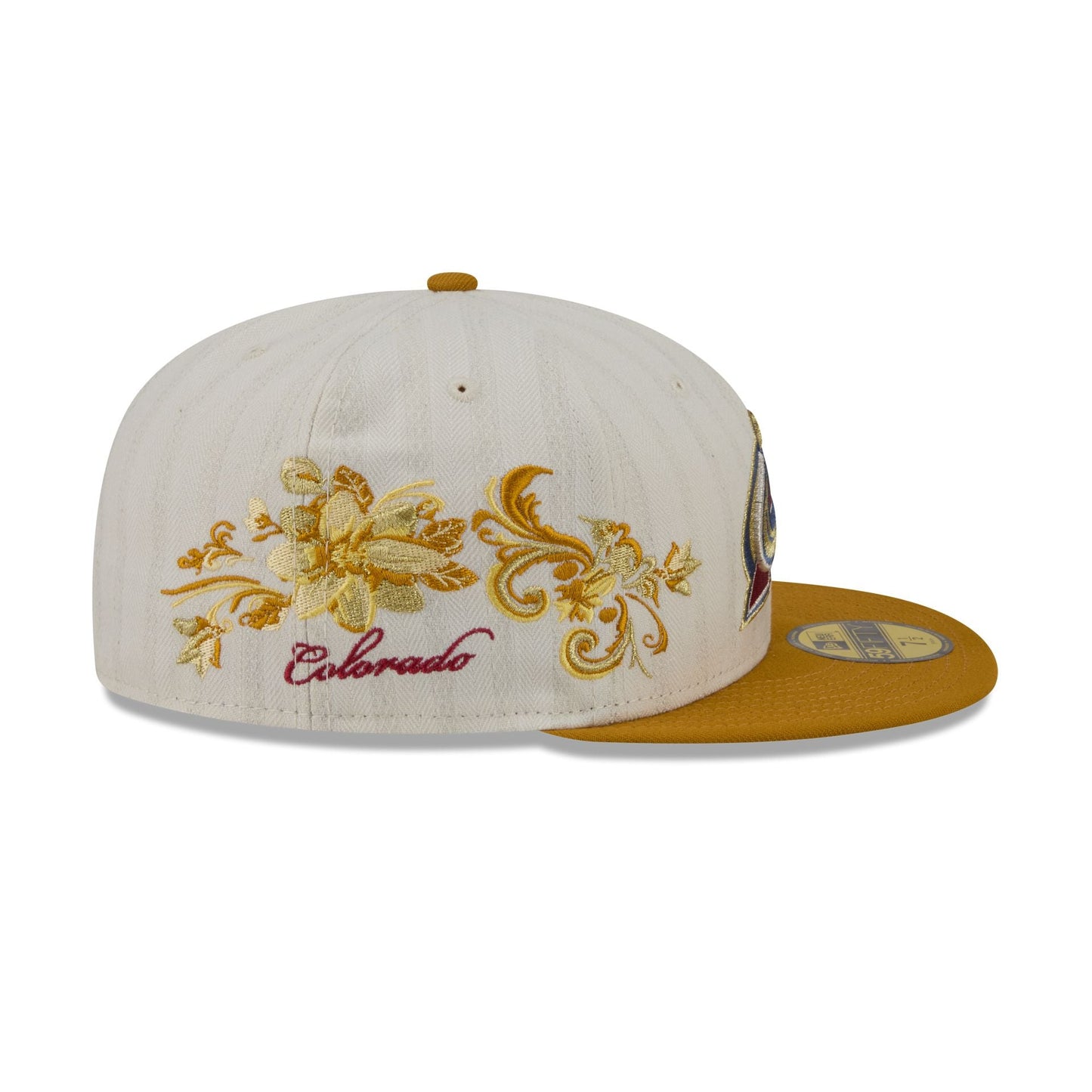 Colorado Avalanche Chrome Herringbone 59FIFTY Fitted Hat