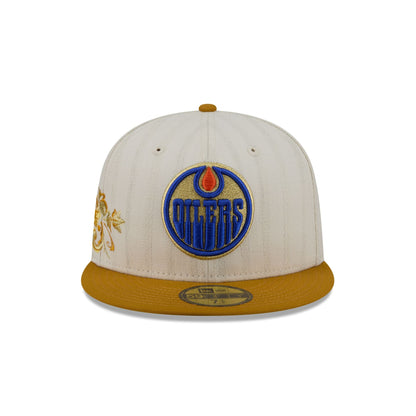 Edmonton Oilers Chrome Herringbone 59FIFTY Fitted Hat