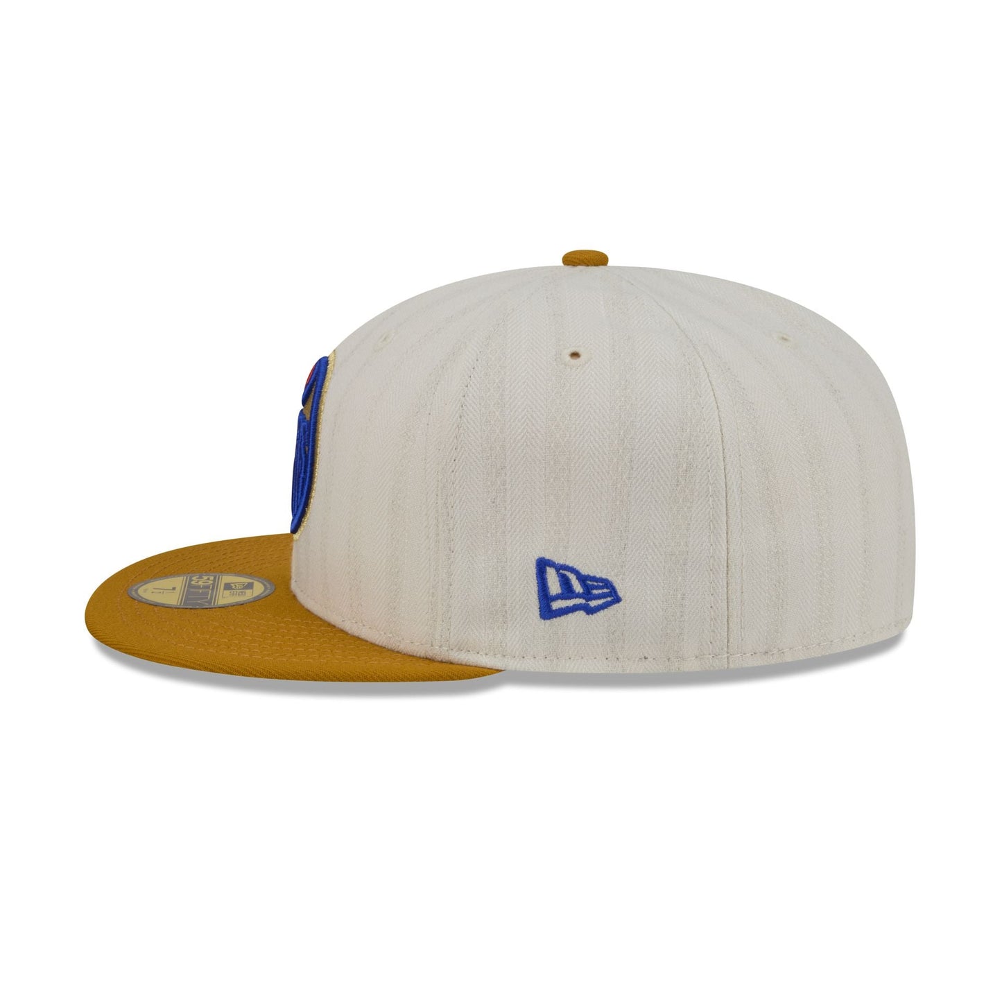 Edmonton Oilers Chrome Herringbone 59FIFTY Fitted Hat