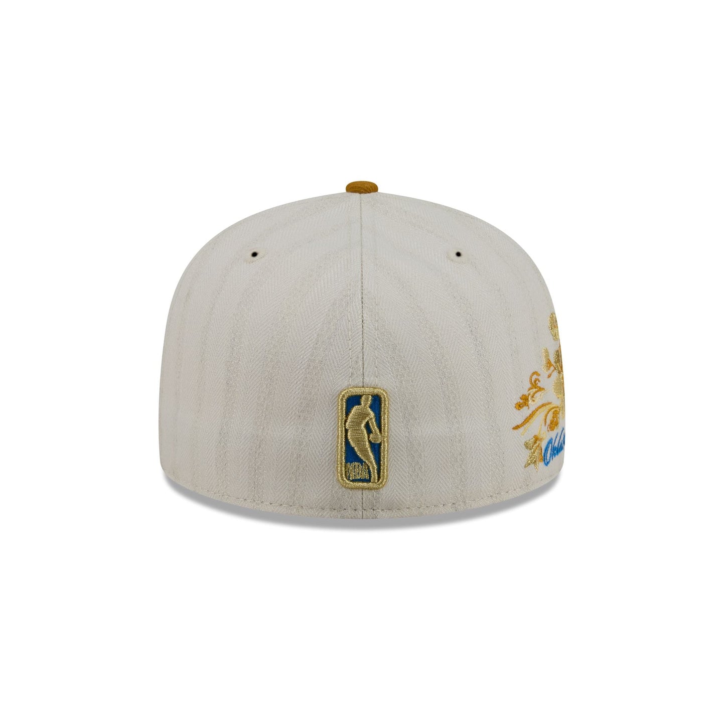 Oklahoma City Thunder Chrome Herringbone 59FIFTY Fitted Hat