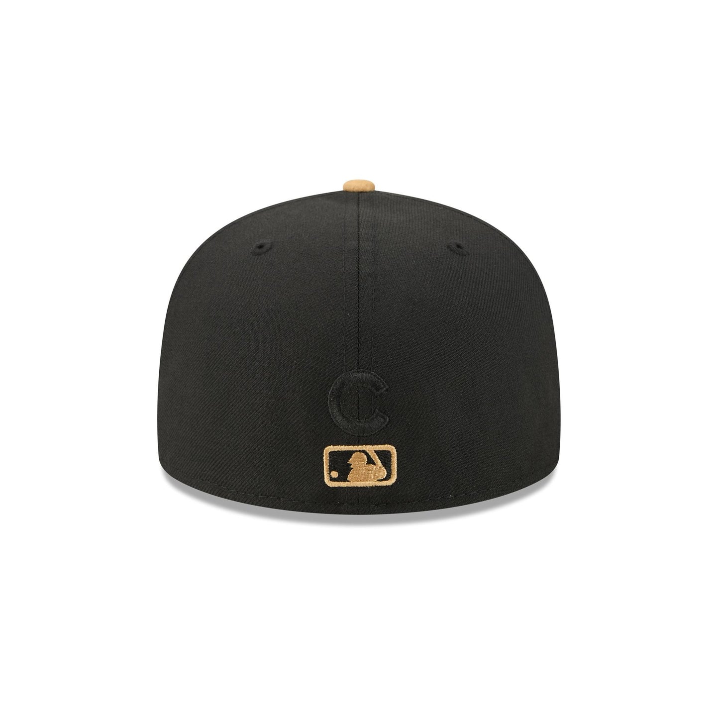 Chicago Cubs Black Wool 59FIFTY Fitted Hat