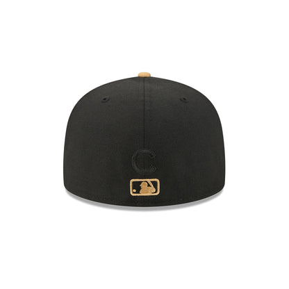 Chicago Cubs Black Wool 59FIFTY Fitted Hat