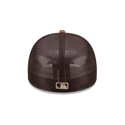 San Diego Padres Chrome 59FIFTY Fitted Trucker Hat