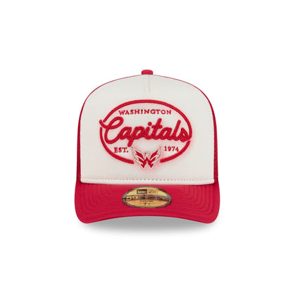 Washington Capitals Chrome 59FIFTY Fitted Trucker Hat