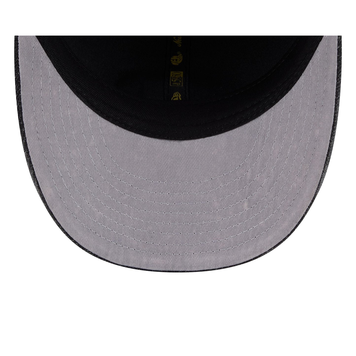 Los Angeles Dodgers Black Denim Low Profile 59FIFTY Fitted Hat