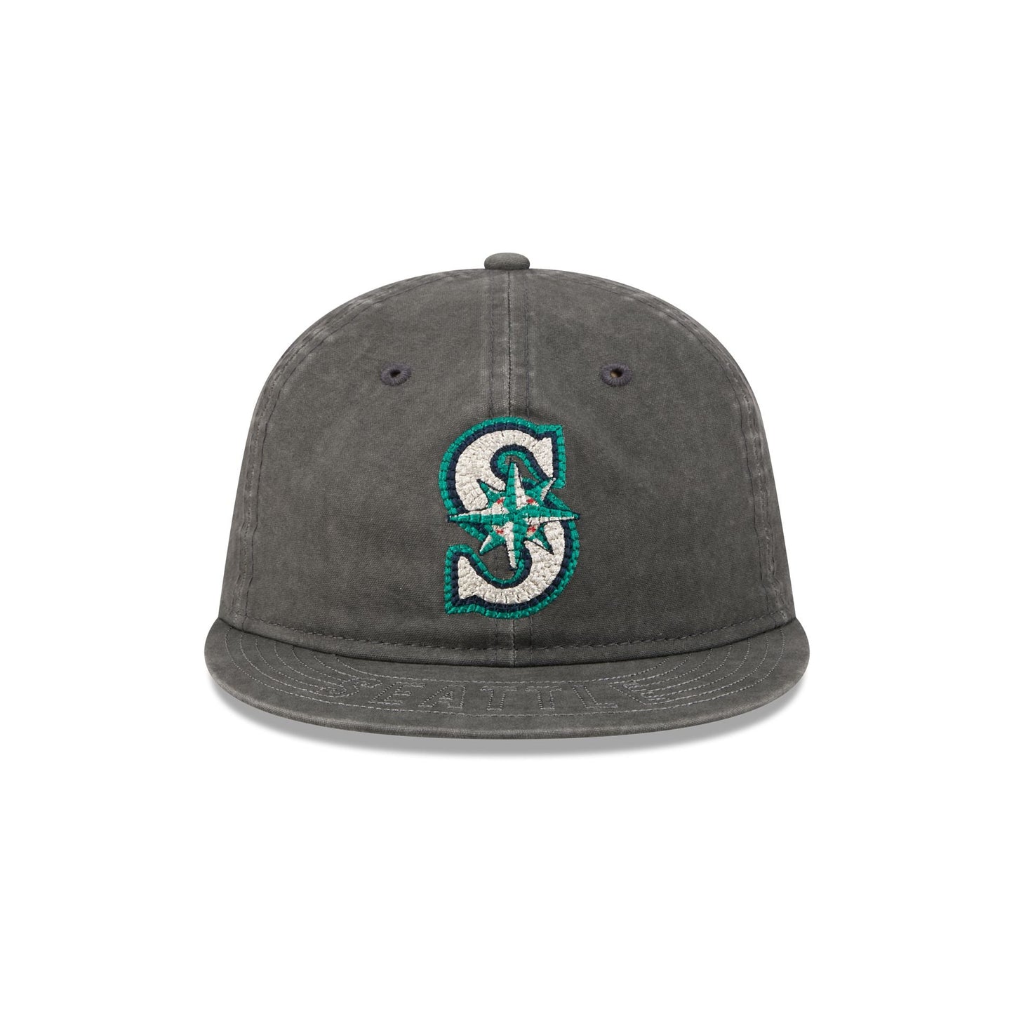Seattle Mariners Visor Stitch Retro Crown 59FIFTY Fitted Hat