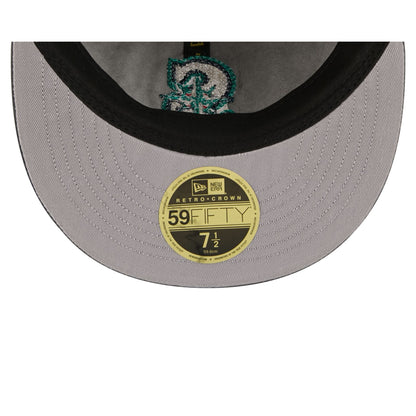 Seattle Mariners Visor Stitch Retro Crown 59FIFTY Fitted Hat