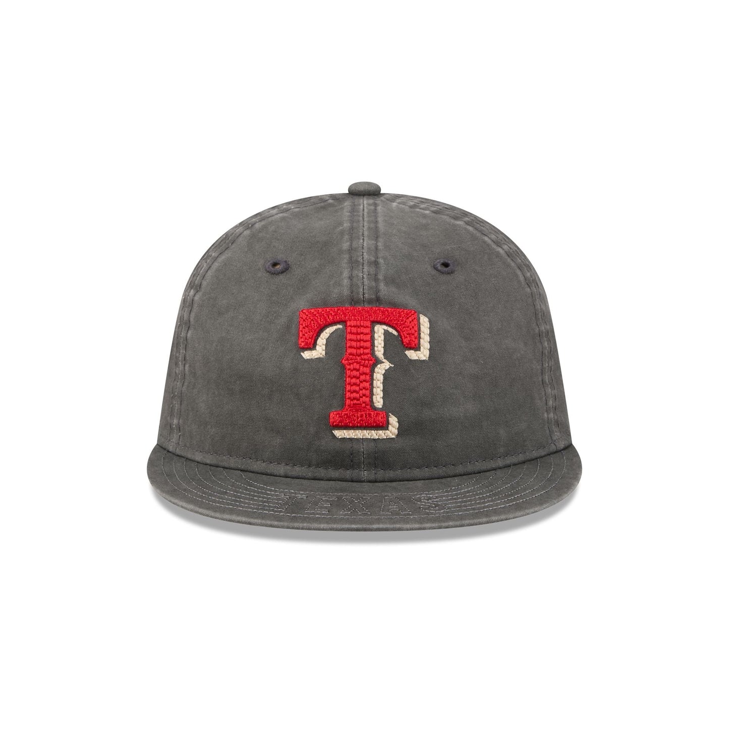 Texas Rangers Visor Stitch Retro Crown 59FIFTY Fitted Hat