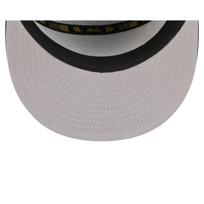 Athletics Gold Logo Rope Split Panel 59FIFTY Fitted Hat