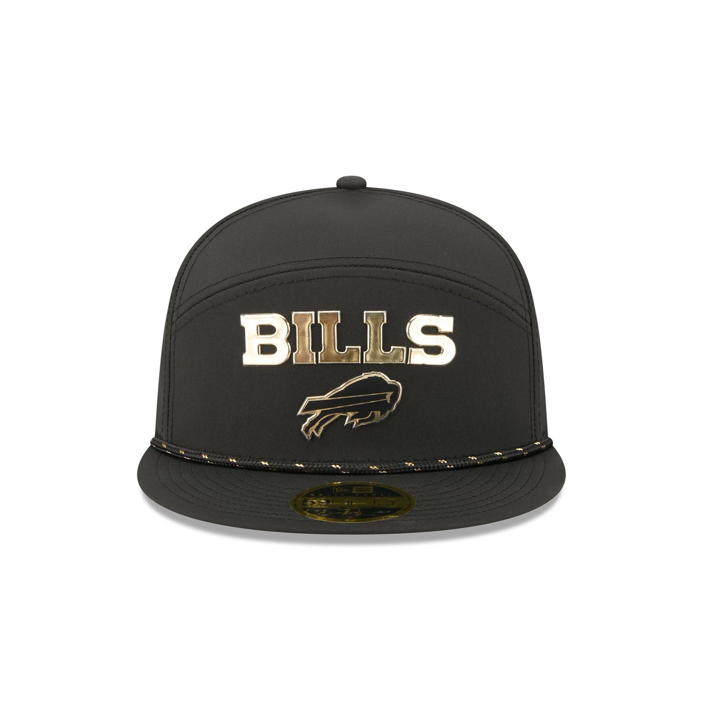 Buffalo Bills Gold Logo Rope Split Panel 59FIFTY Fitted Hat