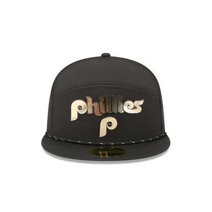 Philadelphia Phillies Gold Logo Rope Split Panel 59FIFTY Fitted Hat
