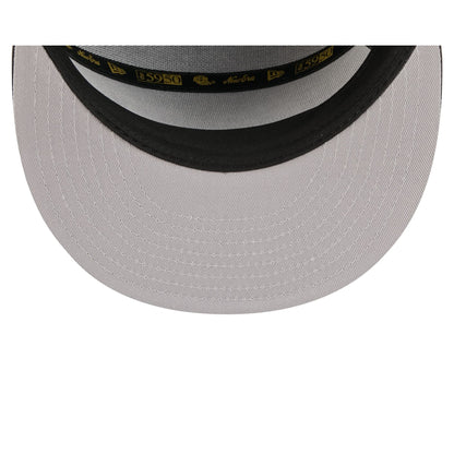 San Diego Padres Gold Logo Rope Split Panel 59FIFTY Fitted Hat