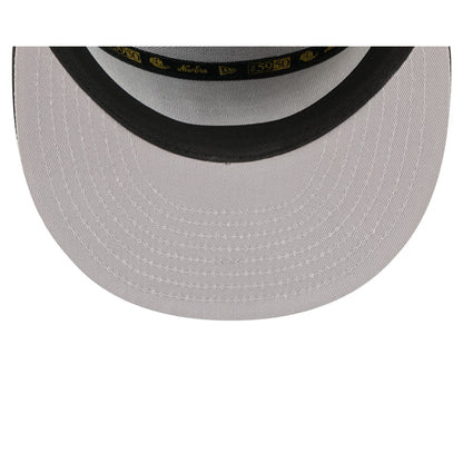Kansas City Chiefs Gold Logo Rope Split Panel 59FIFTY Fitted Hat