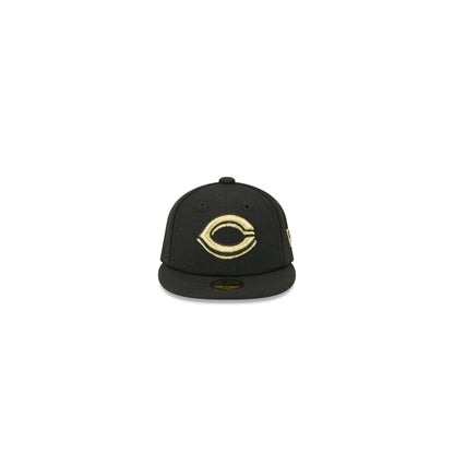 Cincinnati Reds Gold Logo Mini 59FIFTY Fitted Hat