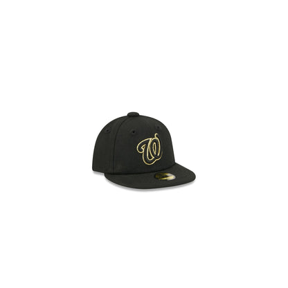 Washington Nationals Gold Logo Mini 59FIFTY Fitted Hat