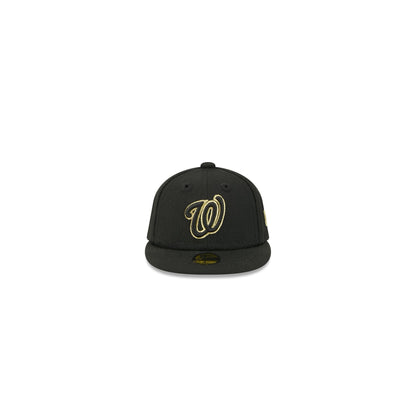 Washington Nationals Gold Logo Mini 59FIFTY Fitted Hat