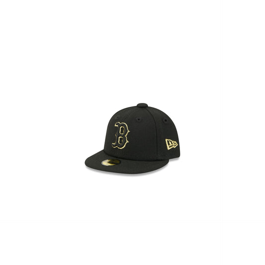 Boston Red Sox Gold Logo Mini 59FIFTY Fitted Hat