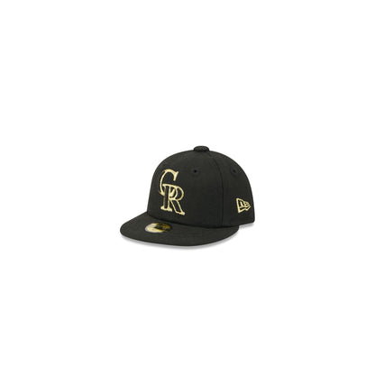 Colorado Rockies Gold Logo Mini 59FIFTY Fitted Hat