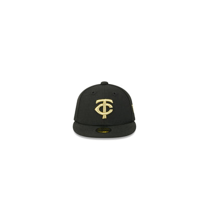 Minnesota Twins Gold Logo Mini 59FIFTY Fitted Hat