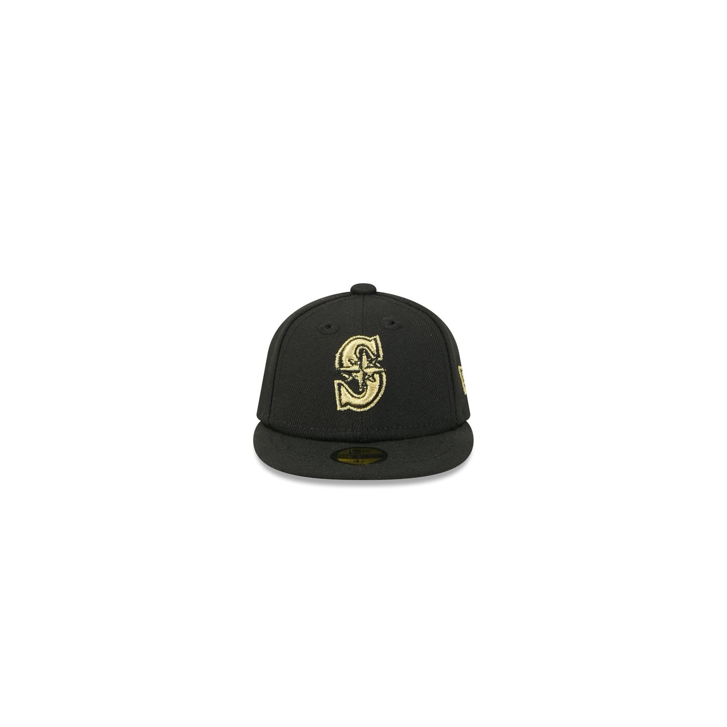 Seattle Mariners Gold Logo Mini 59FIFTY Fitted Hat