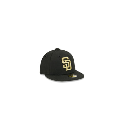 San Diego Padres Gold Logo Mini 59FIFTY Fitted Hat