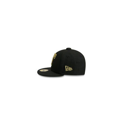Texas Rangers Gold Logo Mini 59FIFTY Fitted Hat
