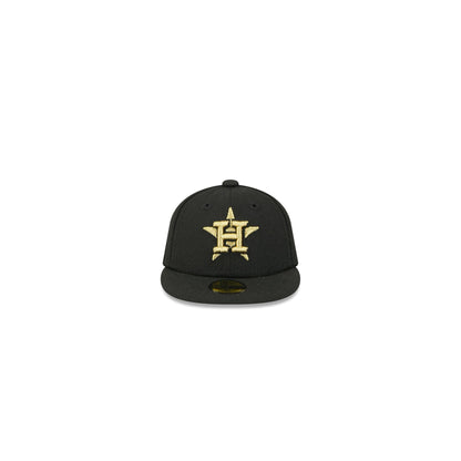 Houston Astros Gold Logo Mini 59FIFTY Fitted Hat